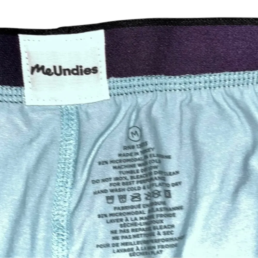 MeUndies Light Blue Boxer Men’s Underwear Size Medium